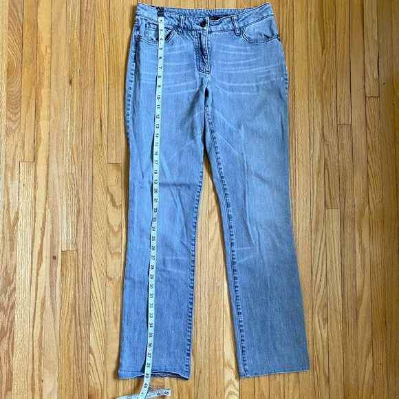 Light Grey Denim Jeans with Rhinestoned Pockets from AirField - Picture 6 of 8